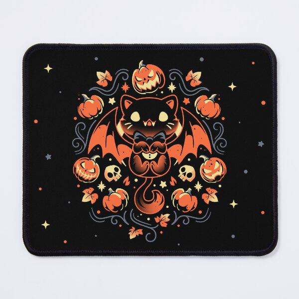 Item preview, Midnight Pumpkin Cat - Cute Vampire Kitten designed and sold by Snouleaf.