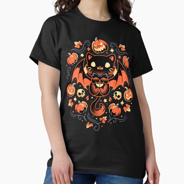 Item preview, Midnight Pumpkin Cat - Cute Vampire Kitten designed and sold by Snouleaf.