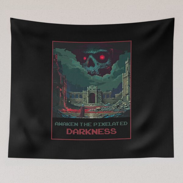 Item preview, Awaken the Pixelated Darkness designed and sold by MagicAxe.