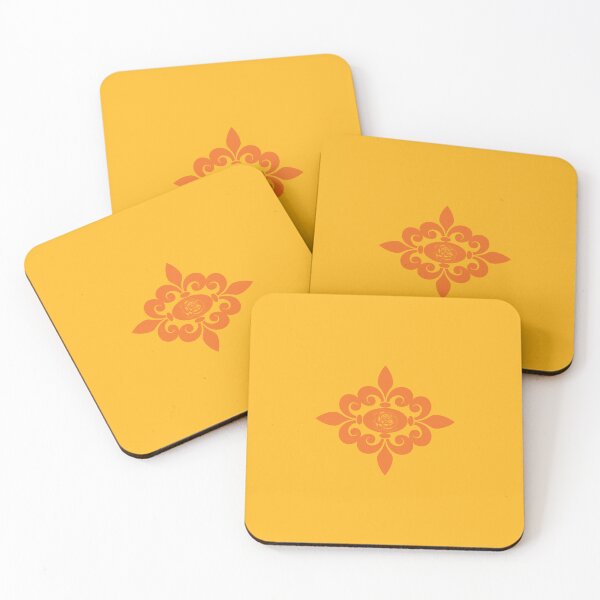 Item preview, Fleur De Lys | Saffron Yellow & Orange  designed and sold by Divine Design.