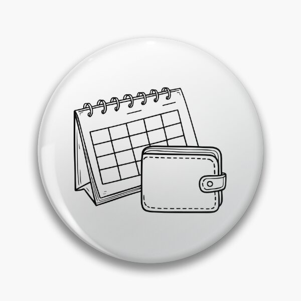 Item preview, Calendar with opened Wallet designed and sold by rasagamastore.