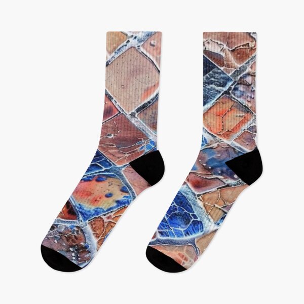 Item preview, Broken Tiles, Abstract Print designed and sold by larissa-myrie.