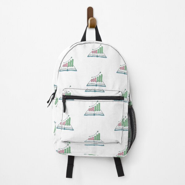 Item preview, Opened book with bar chart graph designed and sold by rasagamastore.