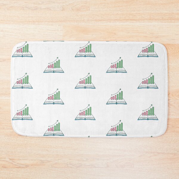 Item preview, Opened book with bar chart graph designed and sold by rasagamastore.