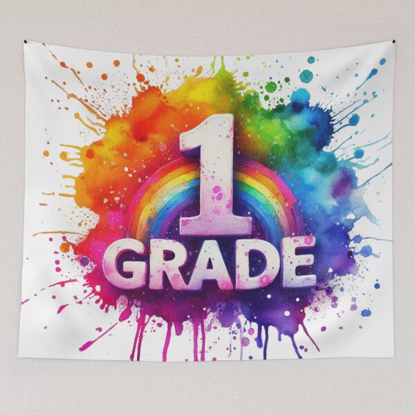 Item preview, First Grade, Kindergarten, colorful, Paint designed and sold by deniz kaya.