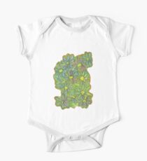 Gänseblümchen-Gänseblümchen Baby Body Kurzarm