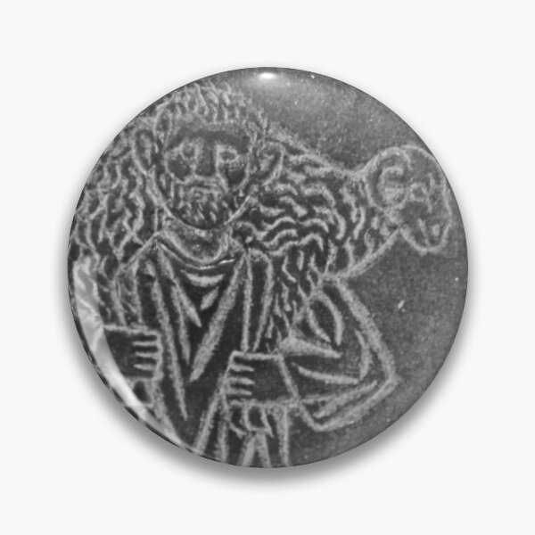 Item preview, Shepherd Ancient Headstone Vertical Black and White designed and sold by eddiebarronshop.