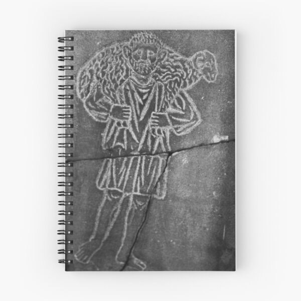Item preview, Shepherd Ancient Headstone Vertical Black and White designed and sold by eddiebarronshop.