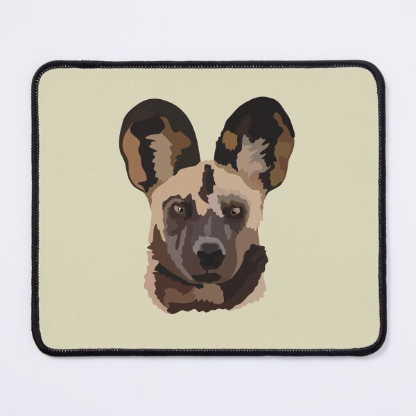 Item preview, P is for Painted Dog, Painted Dog Illustration – African Wild Dog Art for Wildlife Lovers designed and sold by PrettylittlepastelUk.