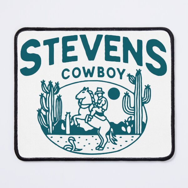 Item preview, Stevens Cowboy Logo with Desert and Horse Design designed and sold by BekaelArtwork.