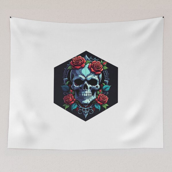 Item preview, Skull and Rose designed and sold by AbsoluteA.