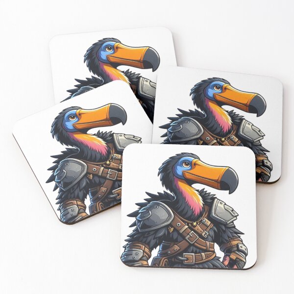 Item preview, Fantasy Dodo Warrior Illustration - A Blend of Mythical and Epic designed and sold by Aqmean.