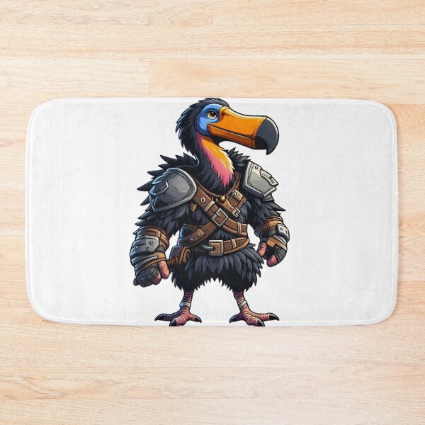 Item preview, Fantasy Dodo Warrior Illustration - A Blend of Mythical and Epic designed and sold by Aqmean.