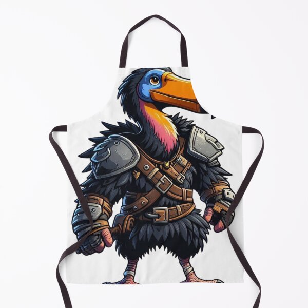 Item preview, Fantasy Dodo Warrior Illustration - A Blend of Mythical and Epic designed and sold by Aqmean.