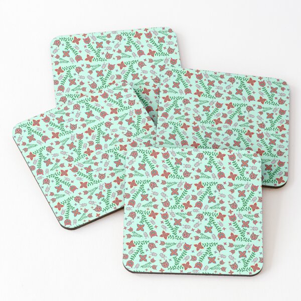 Item preview, Green Bunny Floral designed and sold by Niibidoon.