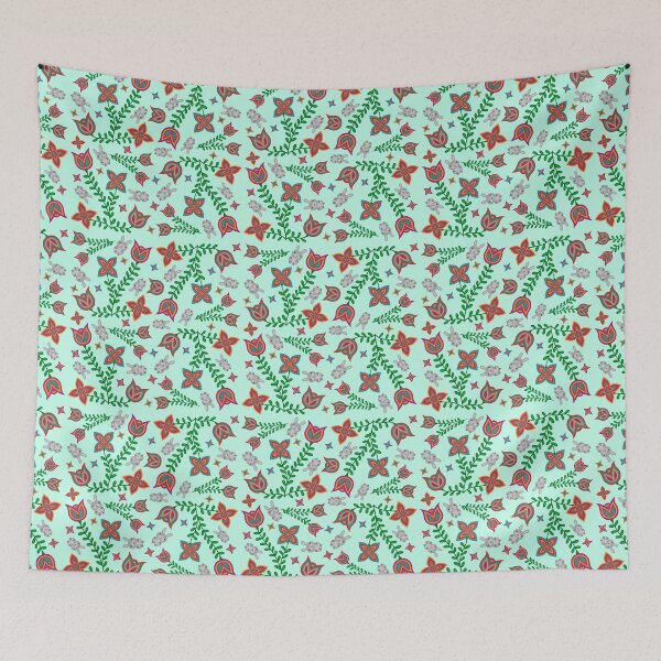 Item preview, Green Bunny Floral designed and sold by Niibidoon.