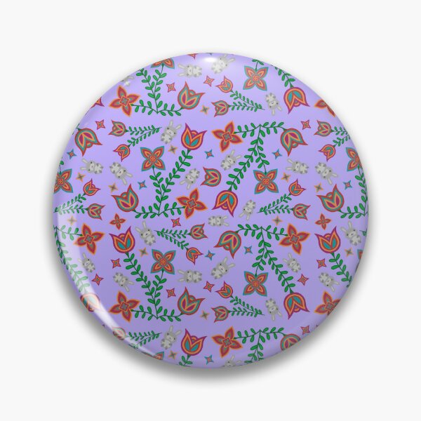Item preview, Purple Bunny Floral designed and sold by Niibidoon.