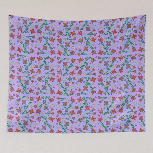 Item preview, Purple Bunny Floral designed and sold by Niibidoon.