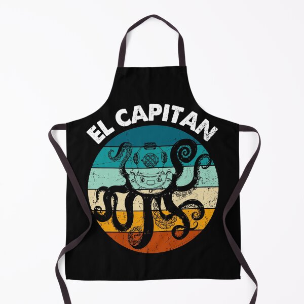 Item preview, Retro El Capitan SCUBA Diver Octopus Captain Skipper designed and sold by zeg-shop.