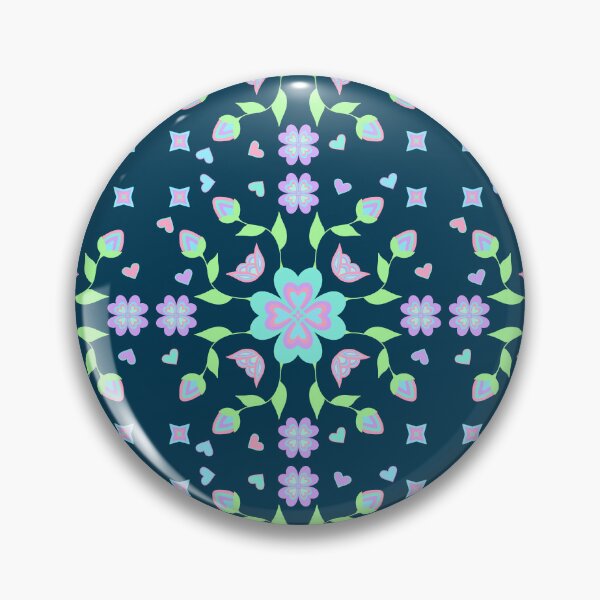 Item preview, Blue Neon Floral designed and sold by Niibidoon.