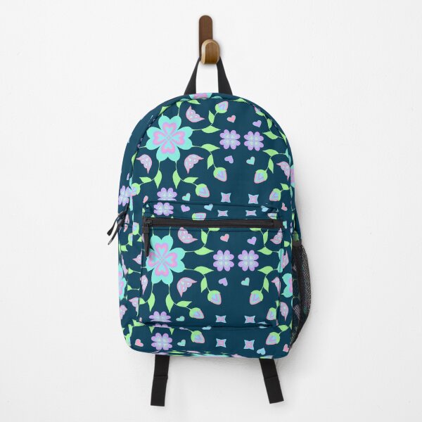 Item preview, Blue Neon Floral designed and sold by Niibidoon.