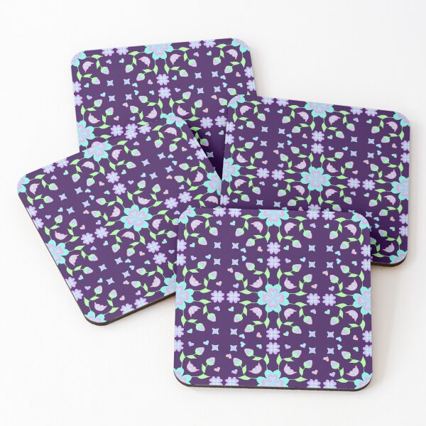 Item preview, Purple Neon Floral designed and sold by Niibidoon.