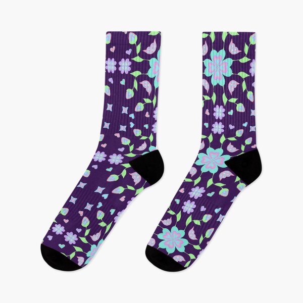 Item preview, Purple Neon Floral designed and sold by Niibidoon.