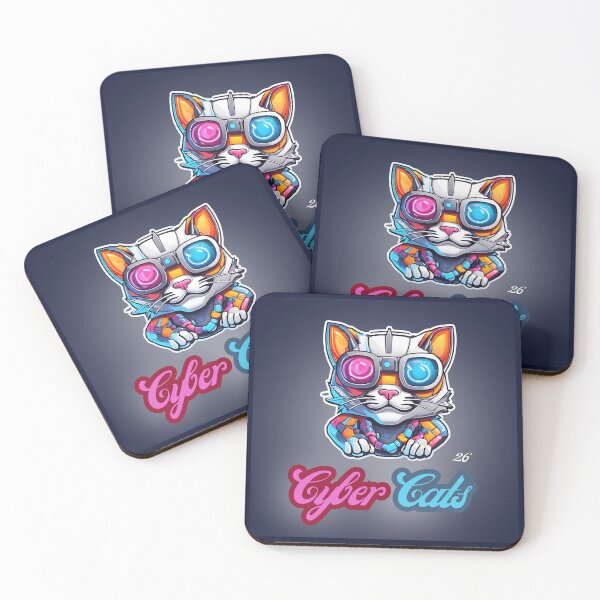 Item preview, Cyber Cats - Cyber Cat 26 designed and sold by Monika Turemka.