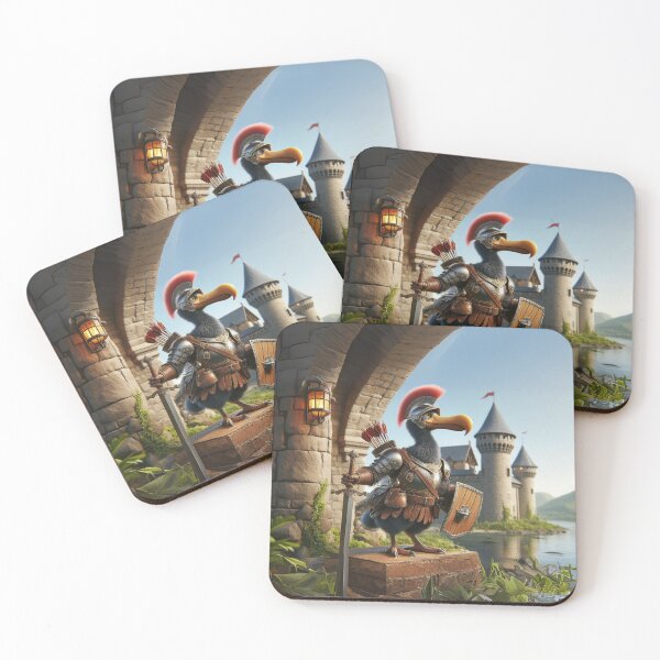 Item preview, Medieval Fantasy Knight Bird Illustration designed and sold by Aqmean.