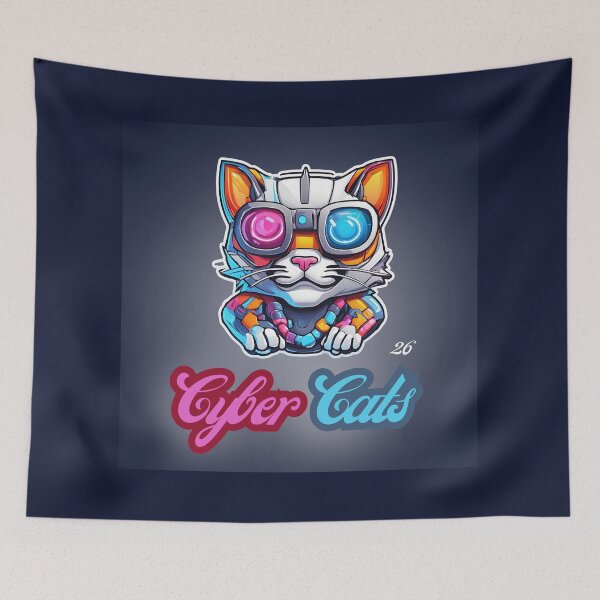 Item preview, Cyber Cats - Cyber Cat 26 designed and sold by Monika Turemka.