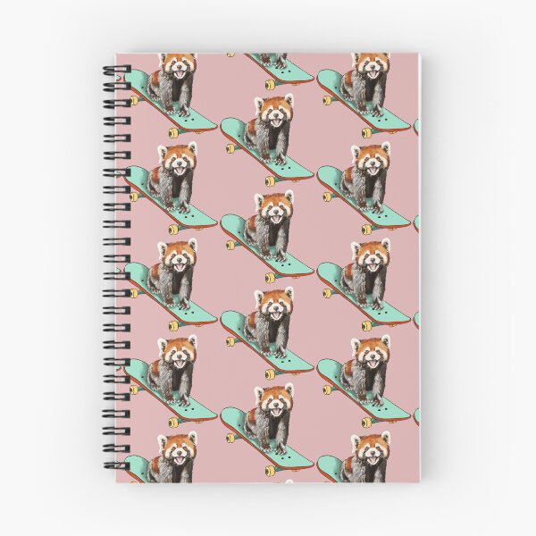 Item preview, Red Panda Riding a Skating Board: A Cute Adventure designed and sold by Pandositive.