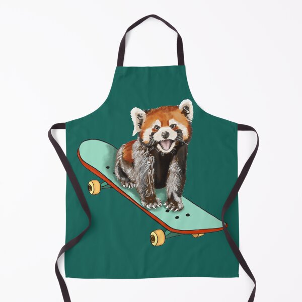 Item preview, Red Panda Riding a Skating Board: A Cute Adventure designed and sold by Pandositive.