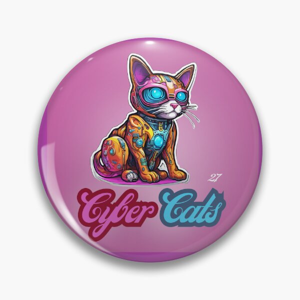 Item preview, Cyber Cats - Cyber Cat 27 designed and sold by Monika Turemka.