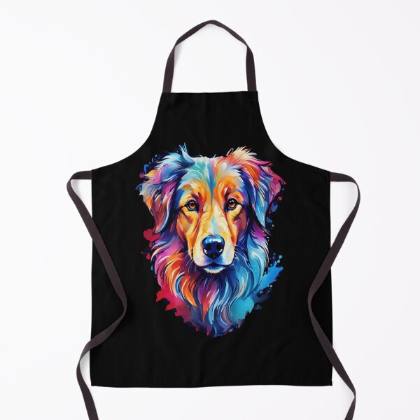 Item preview, Cute Watercolor Art of Dog Face Vibrant designed and sold by BirdsnStuff.
