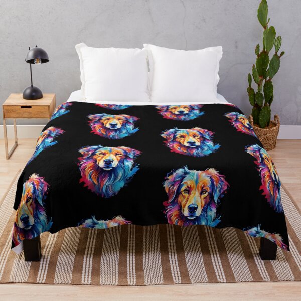 Item preview, Cute Watercolor Art of Dog Face Vibrant designed and sold by BirdsnStuff.