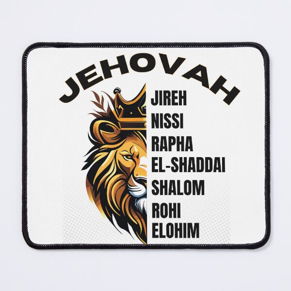 Item preview, Jehovah Jireh, Nissi, Rapha, El-Shaddai, Shalom, Rohi, Elohim designed and sold by StyleAlive.