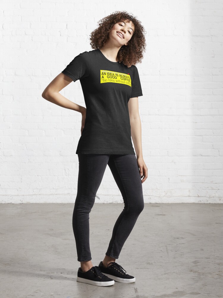 Alternate view of COFFEE IDEA *decentralized Essential T-Shirt