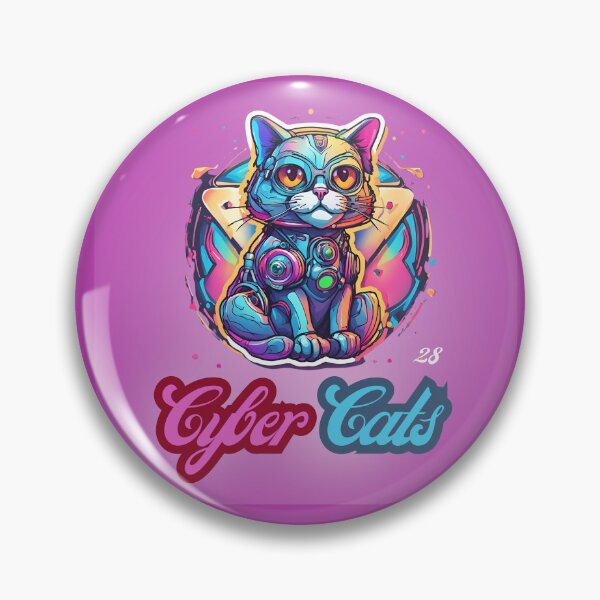 Item preview, Cyber Cats - Cyber Cat 28 designed and sold by Monika Turemka.