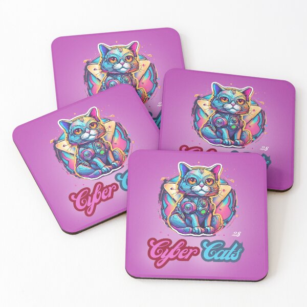Item preview, Cyber Cats - Cyber Cat 28 designed and sold by Monika Turemka.