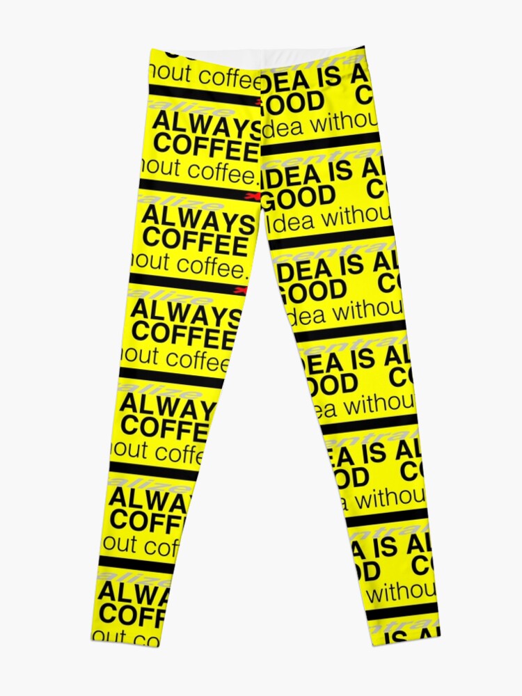 Alternate view of COFFEE IDEA *decentralized Leggings