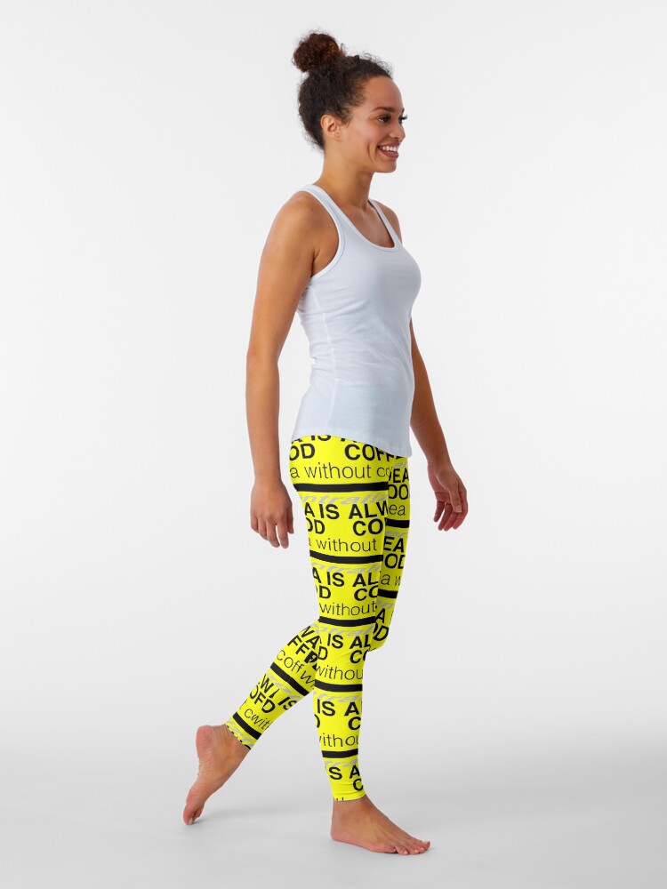 Alternate view of COFFEE IDEA *decentralized Leggings