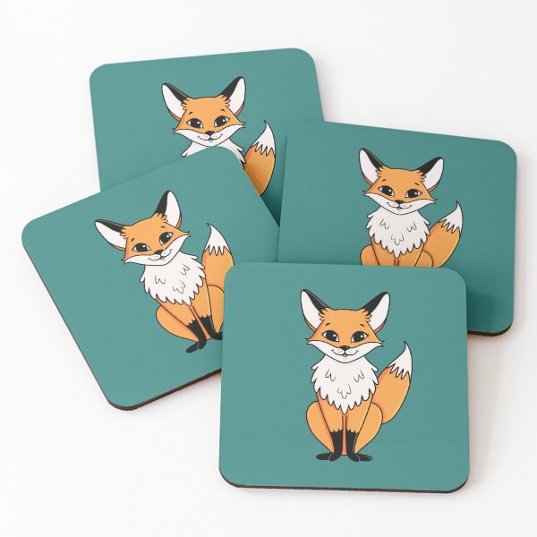 Item preview, Cute Happy Fox Sitting designed and sold by Amanda Kinast.