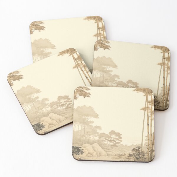 Item preview, Ukiyo-e - Bamboo Grove Retreat designed and sold by KootenayDesigns.