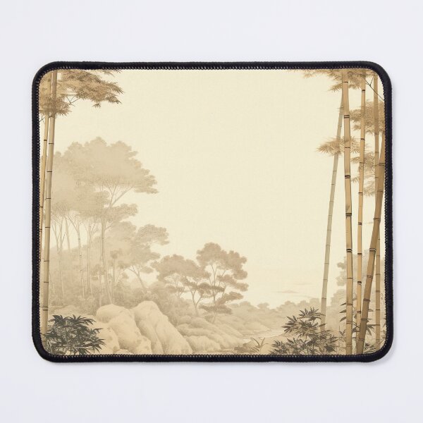 Item preview, Ukiyo-e - Bamboo Grove Retreat designed and sold by KootenayDesigns.