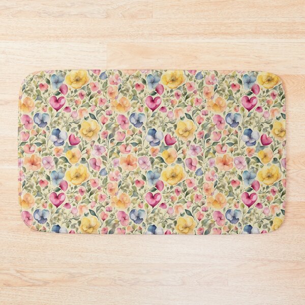 Item preview, Pastel Floral of Hearts and Flowers designed and sold by FlowerMeFlorals.