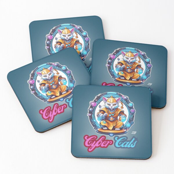 Item preview, Cyber Cats - Cyber Cat 29 designed and sold by Monika Turemka.