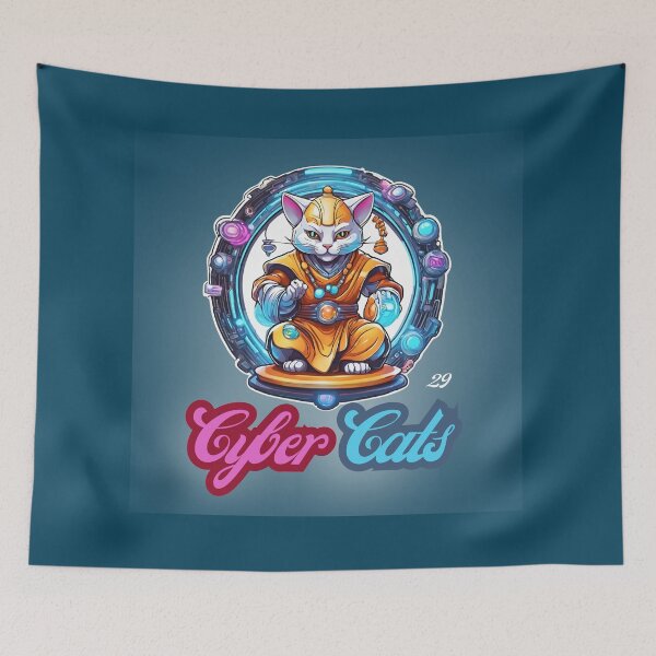 Item preview, Cyber Cats - Cyber Cat 29 designed and sold by Monika Turemka.