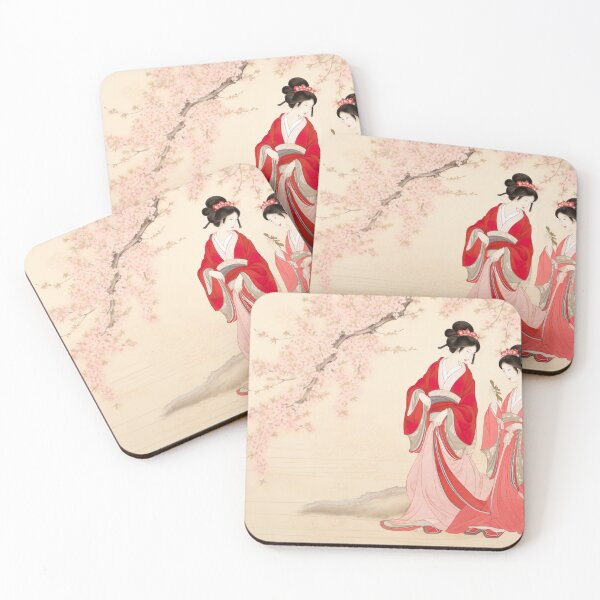 Item preview, Ukiyo-e - Bijin To Sakura designed and sold by KootenayDesigns.