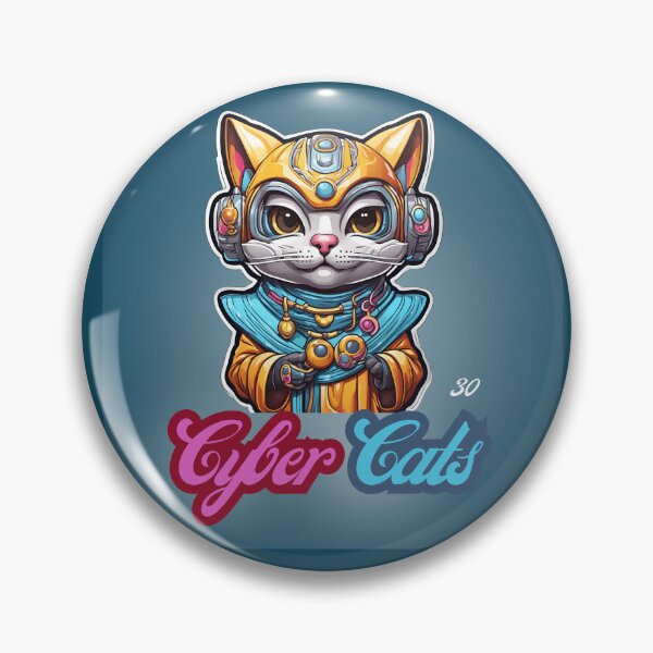 Item preview, Cyber Cats - Cyber Cat 30 designed and sold by Monika Turemka.