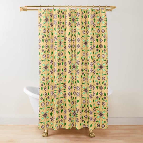 Item preview, Yellow Vine Floral designed and sold by Niibidoon.